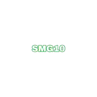 a white background with a green smg10 logo