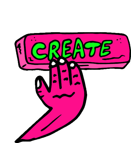 Create Creator Sticker - Create Creator Artnuttz Stickers