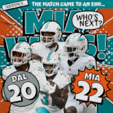 Miami Dolphins (22) Vs. Dallas Cowboys (20) Post Game GIF