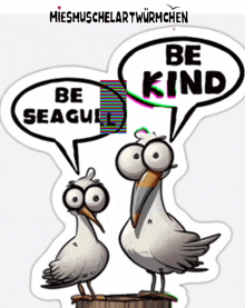 Be Seagull Funny GIF