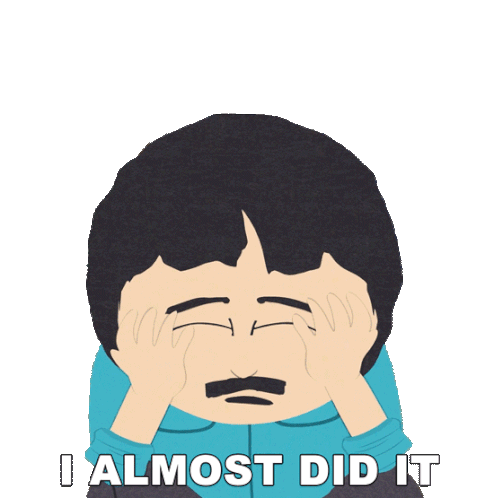 I Almost Did It Randy Marsh Sticker - I Almost Did It Randy Marsh South Park Stickers