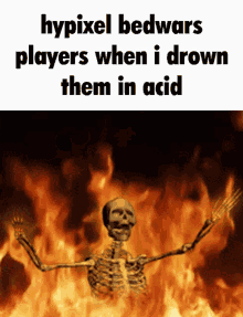 hypixel bedwars players when i drown them in acid