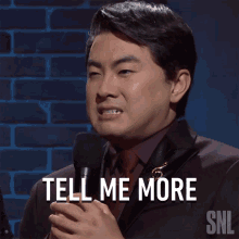 Tell Me More Saturday Night Live GIF - Tell Me More Saturday Night Live And Then What GIFs
