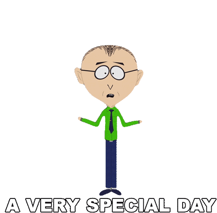 A Very Special Day Mr Mackey Sticker - A Very Special Day Mr Mackey South Park Stickers