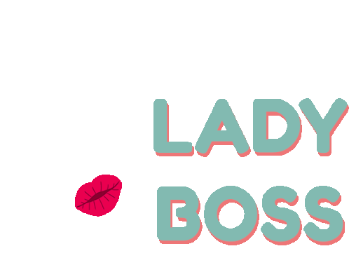 Lady Boss Boss Sticker - Lady Boss Boss Ditut Stickers