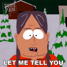 let me tell you chief running water south park s1e13 cartmans mom is a dirty slut