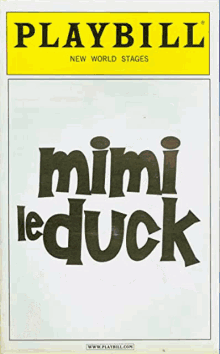 Playbill Duckbill Mimi Meme Frenzy Ducks Playbill Meme GIF - Playbill Duckbill Mimi Meme Frenzy Ducks Playbill Meme Playbill Mimi Le Duck GIFs