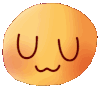 it looks like a cartoon smiley face with a mustache and a smirk .