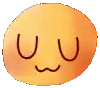 it looks like a cartoon smiley face with a mustache and a smirk .