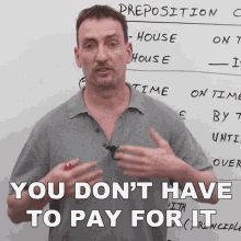 You Dont Have To Pay For It Adam GIF