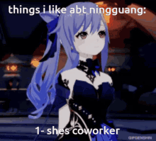Keqing Things I Like About GIF - Keqing Things I Like About GIFs