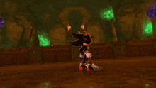 shadow the hedgehog in a video game with a purple ball in the background