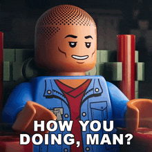 How You Doing Man Lego GIF - How You Doing Man Lego Pharrell GIFs