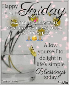 Happy Friday Allow Yourself To Delight In Lifes Simple Blessings Today GIF