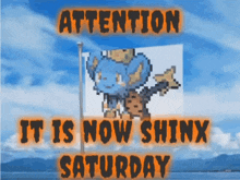 Shinx Saturday Pokemon Saturday GIF - Shinx Saturday Shinx Pokemon Saturday GIFs