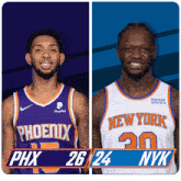 Phoenix Suns (26) Vs. New York Knicks (24) First-second Period Break GIF - Nba Basketball Nba 2021 GIFs