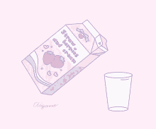 ミルク 牛乳 いちご GIF - Milk Ichigo Milk GIFs
