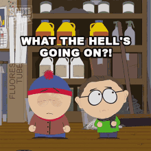 What The Hells Going On Stan Marsh GIF - What The Hells Going On Stan Marsh Mr Mackey GIFs