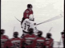 Ice Hockey Hockey GIF - Ice Hockey Hockey Fall Down GIFs
