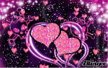Hearts Glitter GIF
