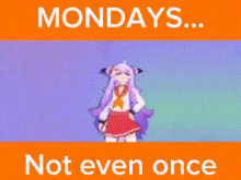 Aimi Mondays GIF - Aimi Mondays Not Even Once GIFs