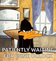 Im Waiting Daffy Duck GIF