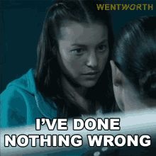 Ive Done Nothing Wrong Jess Warner GIF - Ive Done Nothing Wrong Jess Warner Wentworth GIFs