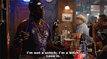 I'M Not A Snitch; I'M A Bitch. - True Blood GIF - Snitch True Blood La Fayette GIFs