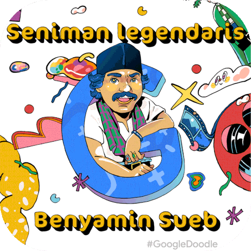 Benyamin Sueb Senimon Legendaris Sticker