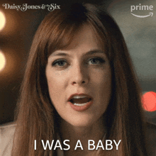 I Was A Baby Daisy Jones GIF - I Was A Baby Daisy Jones Riley Keough GIFs