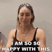 Im So Happy With This Tracy GIF - Im So Happy With This Tracy Tracy Kiss GIFs