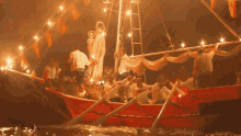 procesion virgen del carmen mar barco barca