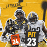 Pittsburgh Steelers (23) Vs. Cincinnati Bengals (24) Third Quarter GIF - Nfl National Football League Football League GIFs