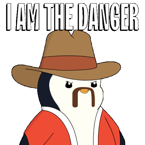 Danger I Am The Danger Sticker - Danger I Am The Danger Bad Stickers