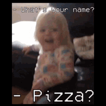 Emily Pizza GIF - Emily Pizza Whats Your Name GIFs