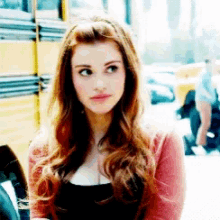 lydia martin side eye teen wolf judging you holland roden