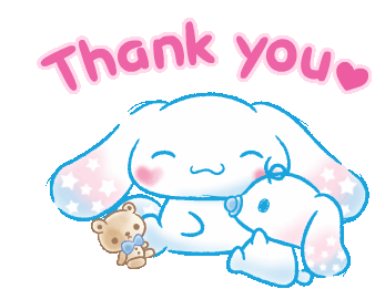 Thank You Cute Sticker - Thank You Cute Adorable Stickers
