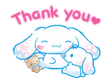 Thank You Cute Sticker - Thank You Cute Adorable Stickers