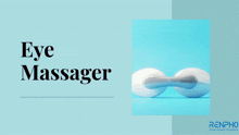 a picture of an eye massager with renpho on the bottom right