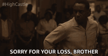 Sorry For Your Loss Brother Feel Bad GIF - Sorry For Your Loss Brother Feel Bad Condolences GIFs
