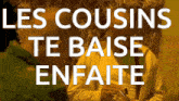 Cousins Te Baise GIF - Cousins Te Baise Enfaite GIFs