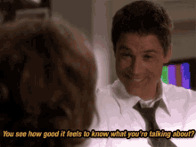 Westwing Sam Seaborn GIF - Westwing Sam Seaborn Know What You Are Talking About GIFs