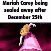 Mariah Carey Christmas GIF - Mariah Carey Christmas Peach GIFs