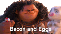 Bacon And Eggs Maui Sticker