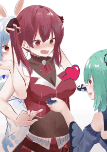 Hololive Anime GIF - Hololive Anime Heart Beating Out Of Chest GIFs