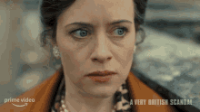 worried look margaret campbell claire foy a very british scandal stressed