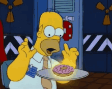 Magic Soul Donut - The Simpsons GIF - The Simpsons Homer Simpson Donut GIFs