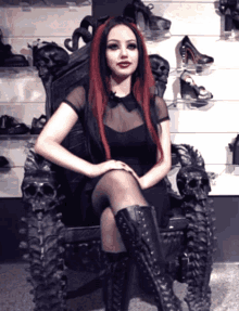 dani divine gothic gothic model goth girl latex model