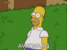 Homer Simpson Awkward GIF