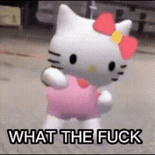 Hello Kitty Sanrio GIF - Hello Kitty Sanrio Wtf GIFs